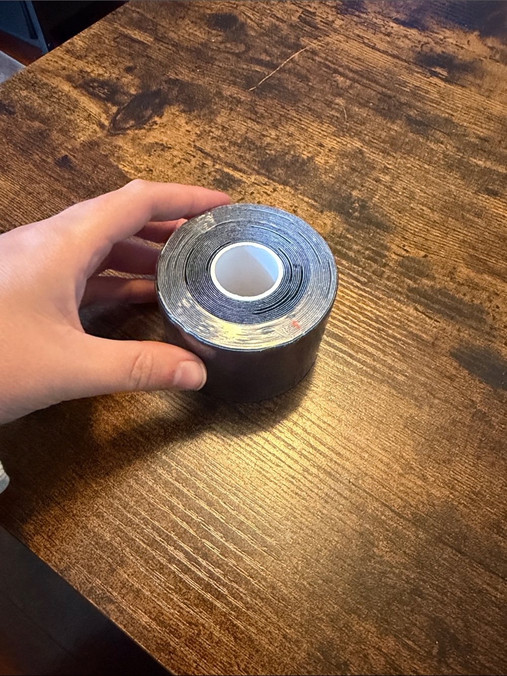 Black Utility Tape Roll - Versatile Repair and Seal